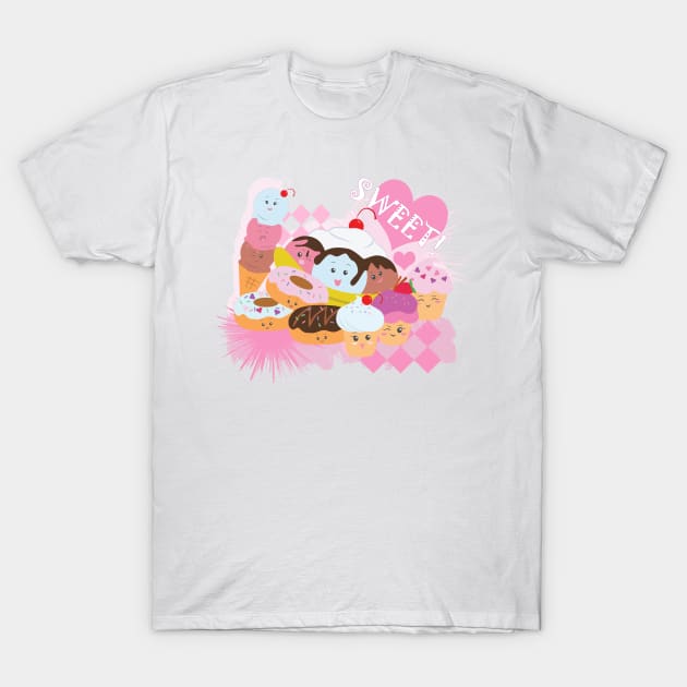 Sweet Treats T-Shirt by SakuraDragon